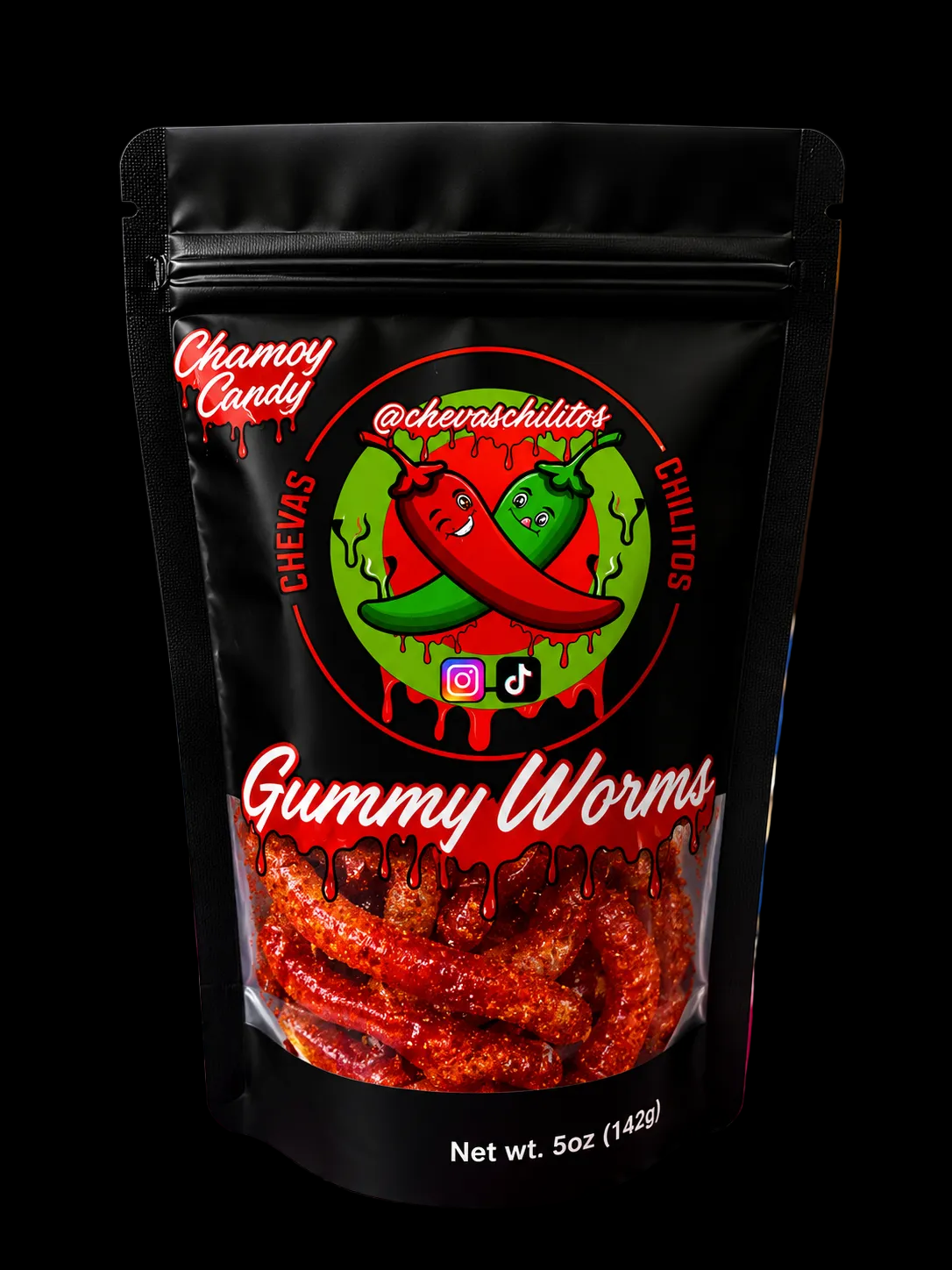 Chamoy Gummy Worms